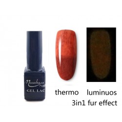 Gel Lac 3in1 Moonbasa cu efect de Blana 6ml #489 Gel Lac 3in1 cu efect de Blana